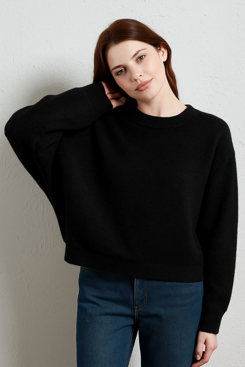 Lucy Sparks - Wholesale Pullover-trui - Dames - PREMIUM WOLMIX FLUFFY GEBREIDE TRUI2