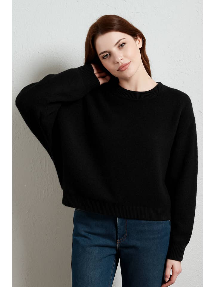 Lucy Sparks - Wholesale Knit Sweater - Women's - PREMIUM WOOL BLEND FLUFFY KNIT JUMPER2