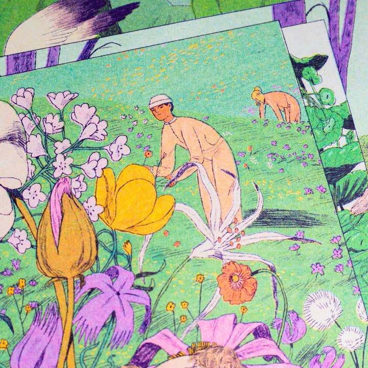 KIBLIND Atelier - Vendita all'ingrosso Poster - Poster A3 - Lo studio del pittore - Karlotta Freier4