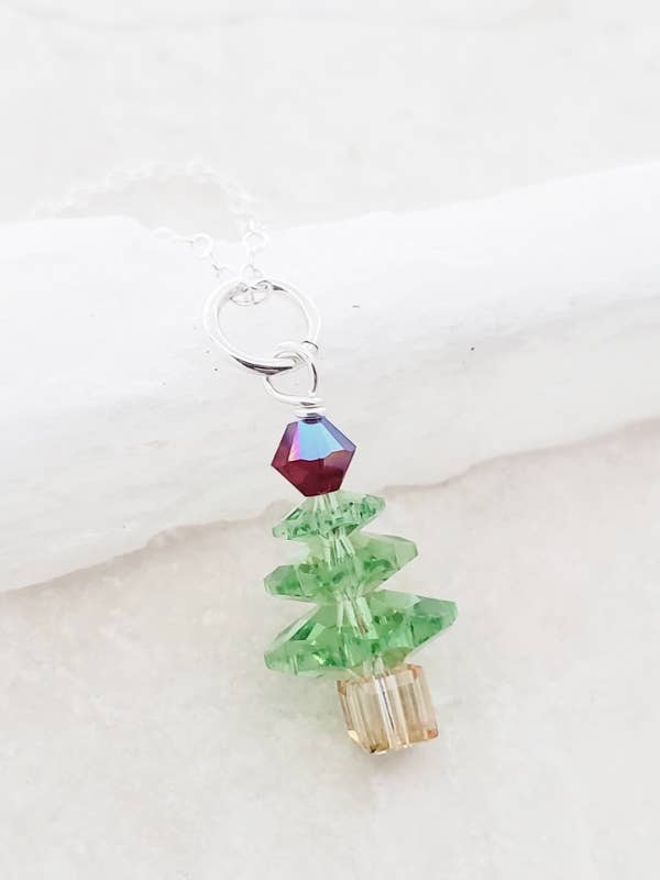 XMAS Tree Necklace for wholesale by Sosie Designs