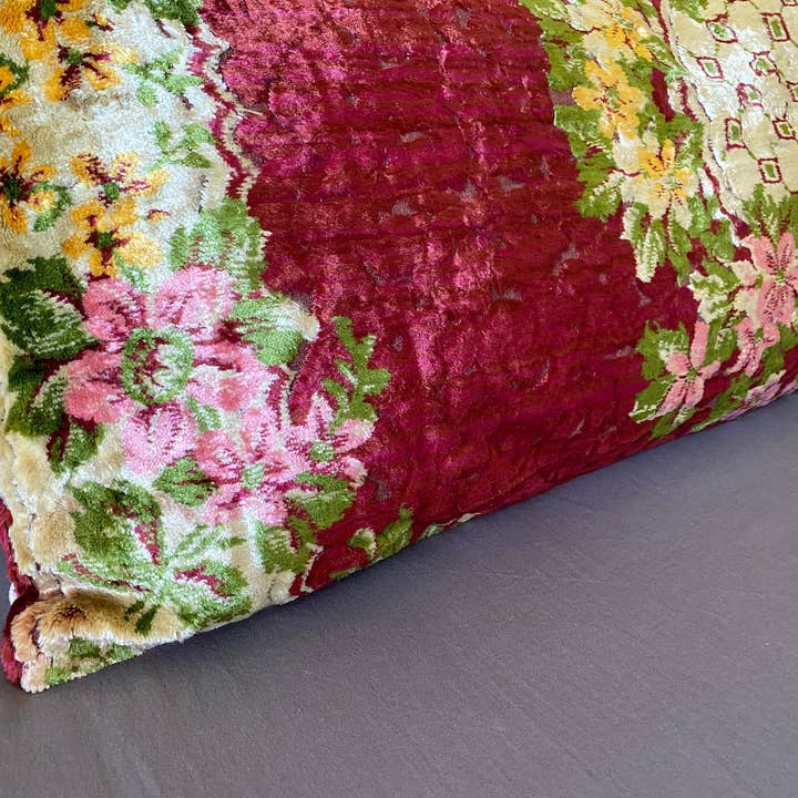 Rustic Remnents - Wholesale Throw Pillow Cover - Farmhouse Red Bolster Pillow Case 16X48 Punch Throw Pillow