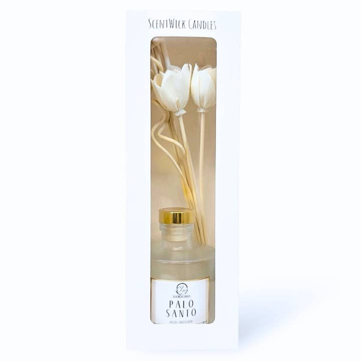Palo Santo Reed Diffuser for wholesale by ScentWick Candles