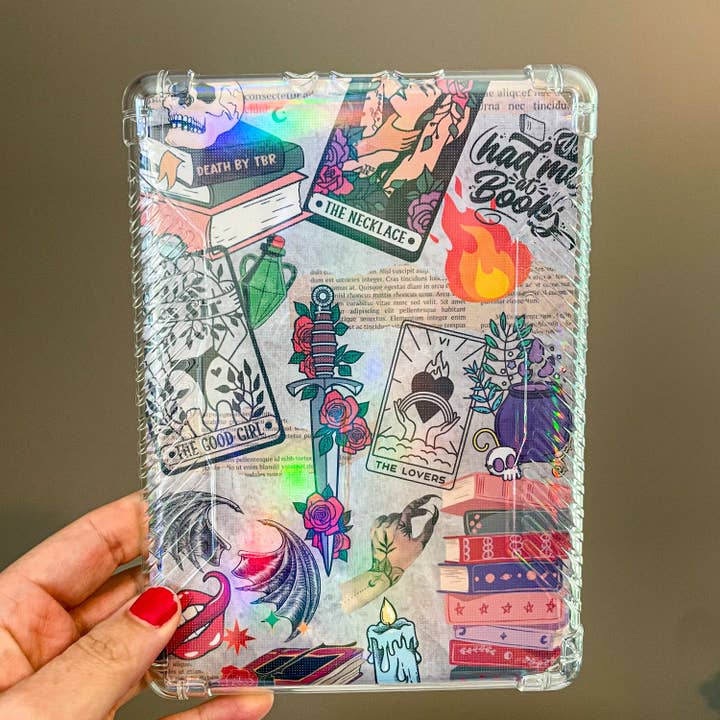 Treasured Tropes Paper Co - Wholesale Book Cover - Kindle Paperwhite Oasis Clear Case Insert |Decorative Paper