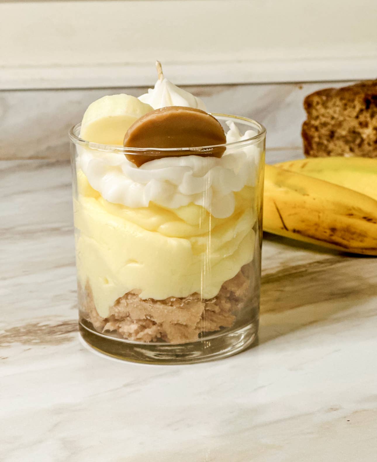 Blue House Fragrances - Wholesale Jar/Filled Candle - Banana Pudding Candle2