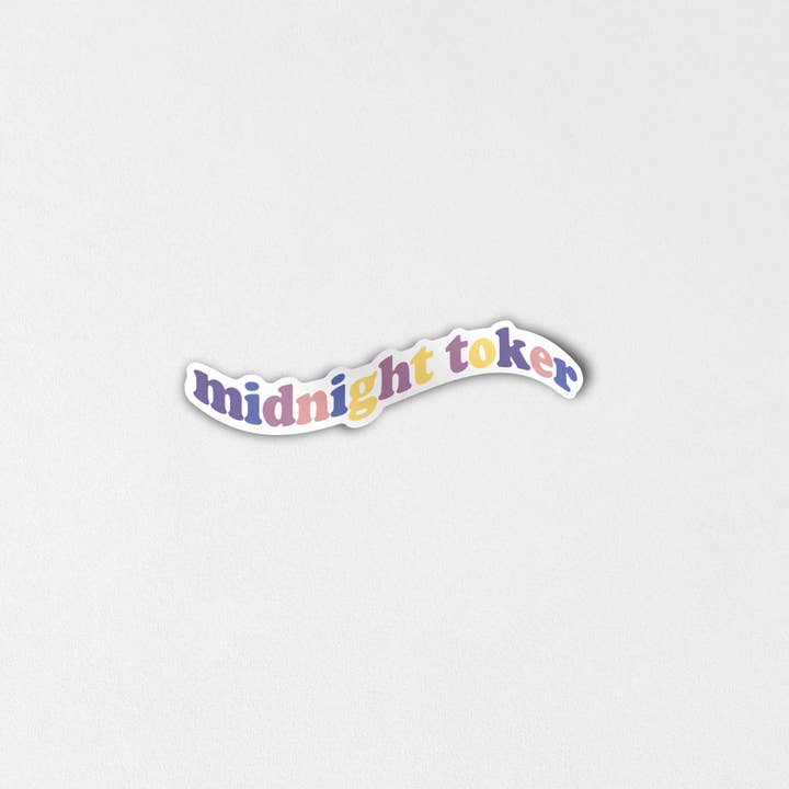 Midnight Toker Sticker for wholesale by fntsma