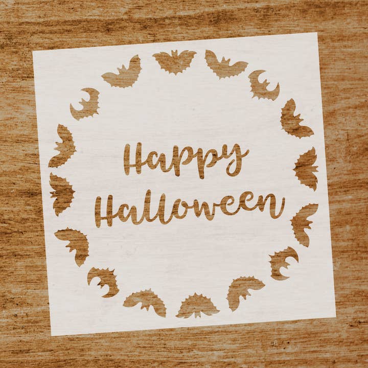 Happy Halloween Schablone für den Großhandel von Evyre Scrapbooking