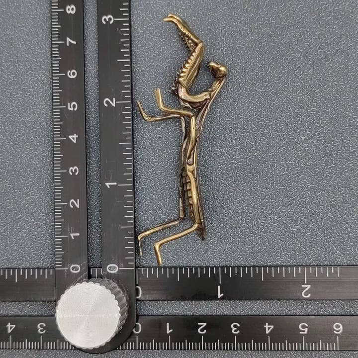 Mio Queena - Wholesale Decorative Tabletop Object - Brass Mantis Desktop Ornaments Decoration