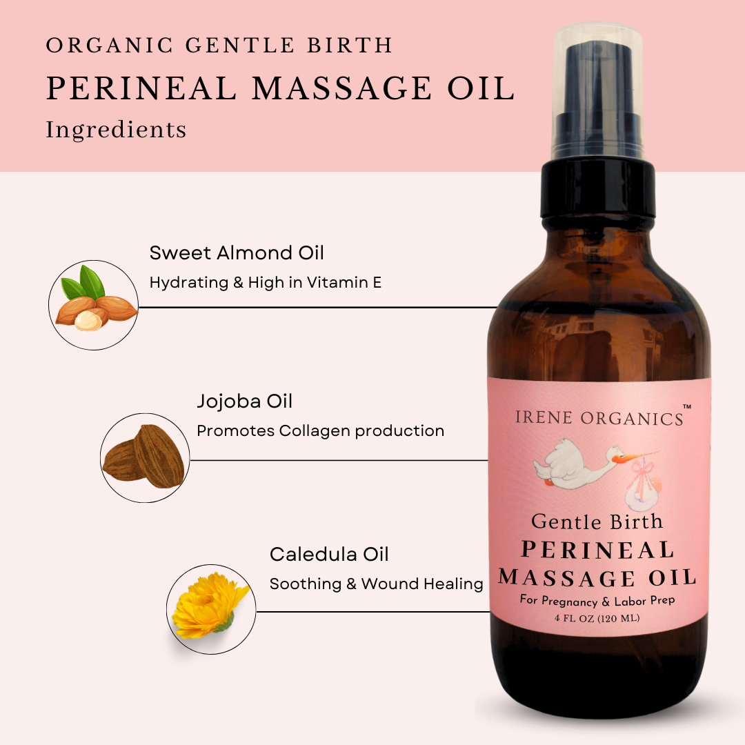 Irene Organics - Wholesale Belly Oil/Butter - Maternity - Perineal Massage Oil3