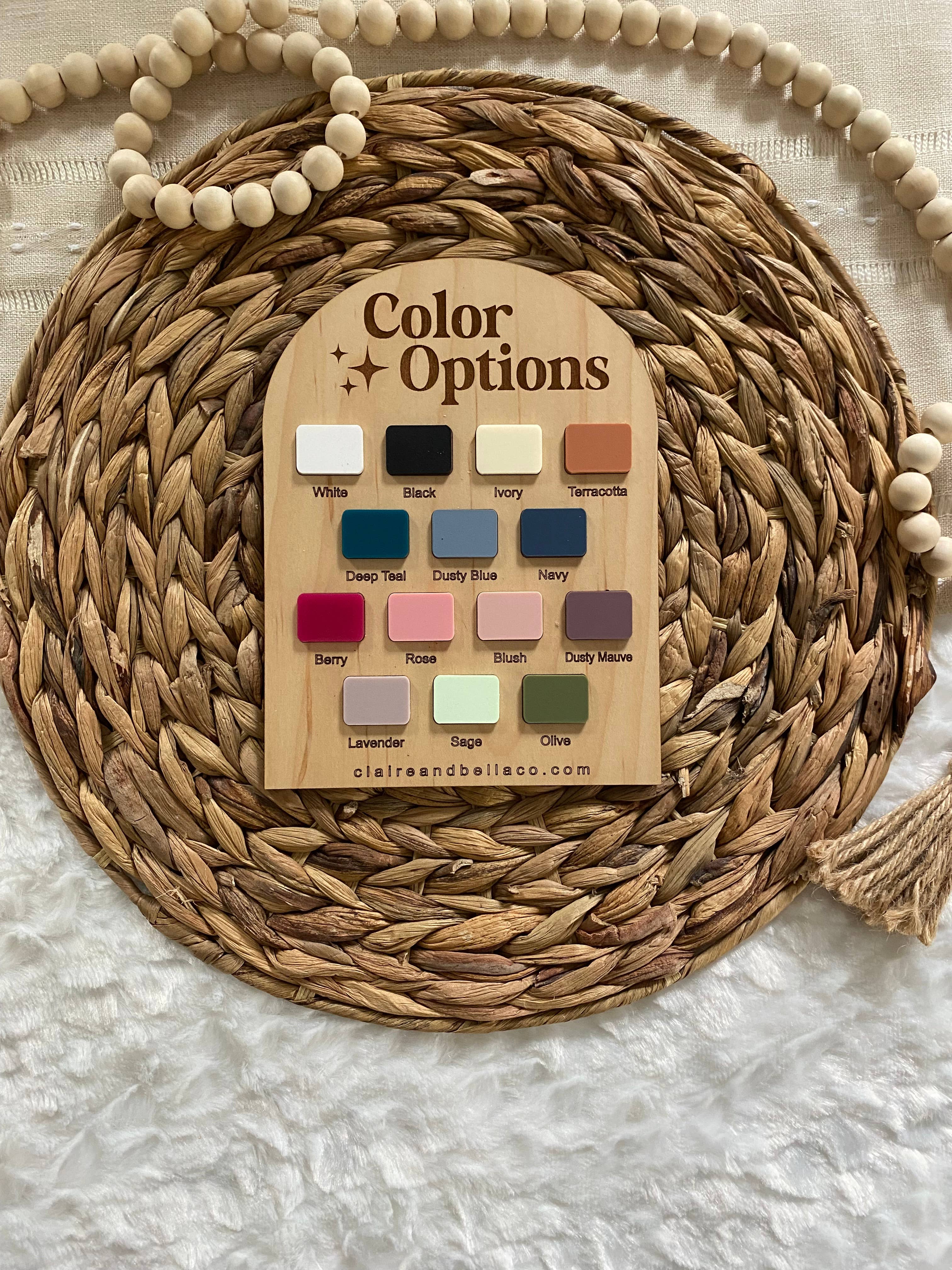 Claire and Bella - Wholesale Milestone Art/Keepsake - Kids & Baby - Hello World Birth Stat Sign - Bows7