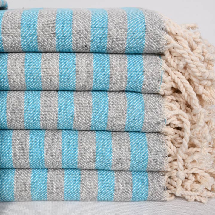 Peshtemal orgánico, toalla de algodón lujosa para venta al por mayor de Organic Turkish Towels