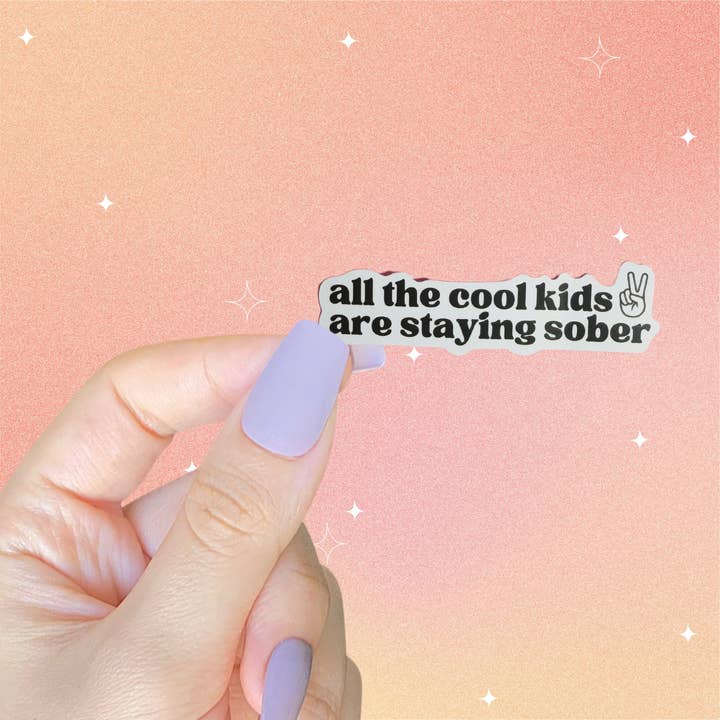 As Told By Ellie - Wholesale Sticker - Sobriety Sticker Sober Gifts Recovery Decal Alcohol Free