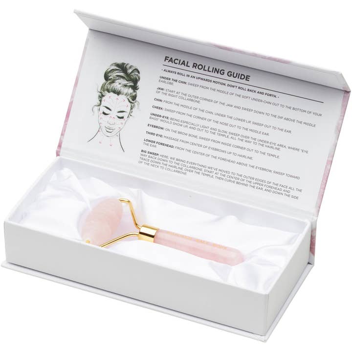 Summer Salt Body - Wholesale Face/beauty roller - Facial Roller - Spiky Rose Quartz