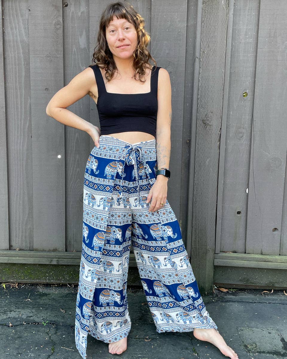 Zig Zag Asian Collection - Wholesale Pants - Women's - Elephant Palazzo Pants8