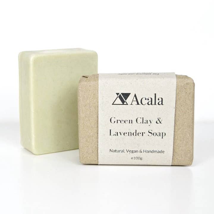 NEW Green Clay & Lavender Soap from Acala for wholesale by Acala Online