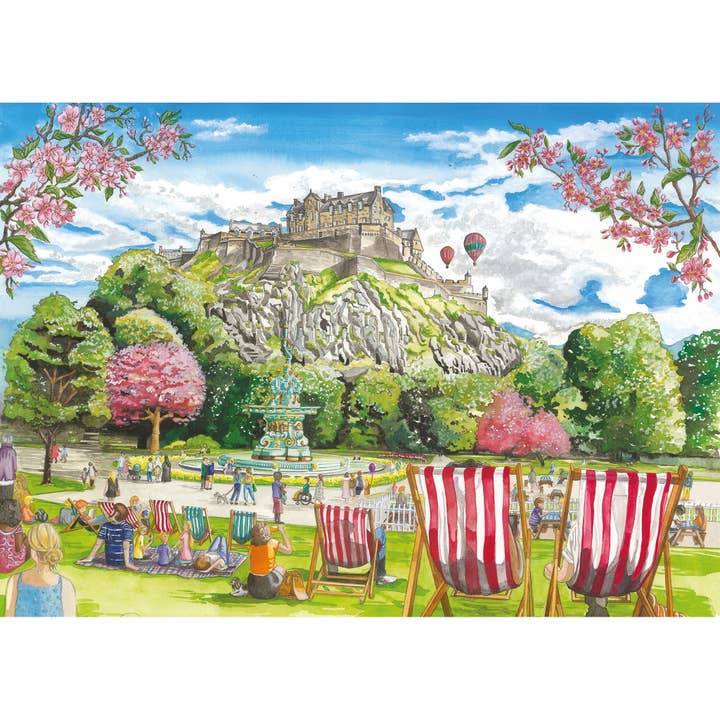 Gibsons Games Inc - Wholesale Puzzle - Adult - Edinburgh 2 x 500 Piece Jigsaw Puzzle