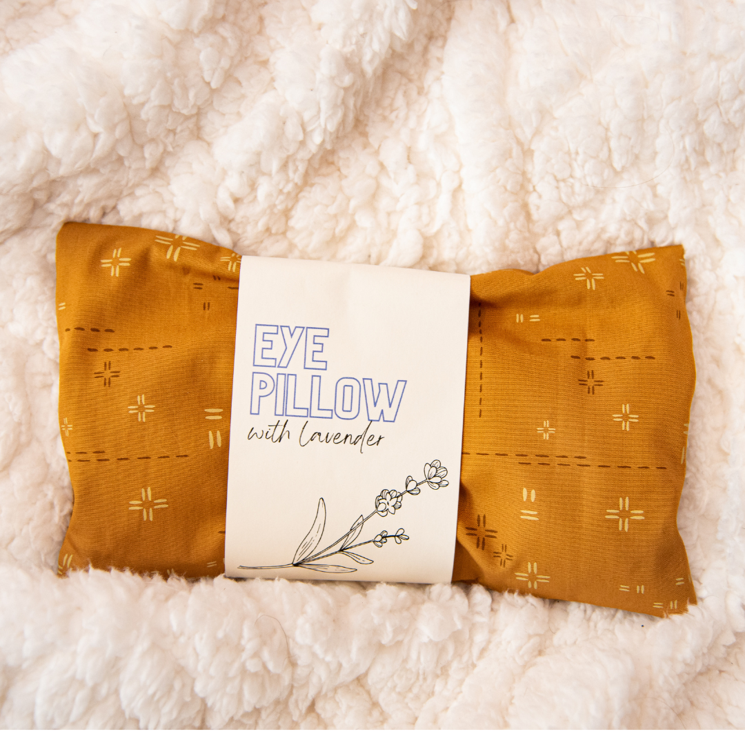 Two Birds Eco Shop - Wholesale Spa/Therapy Pillow - Weighted Aromatherapy Eye Pillow - Deco Stitch2