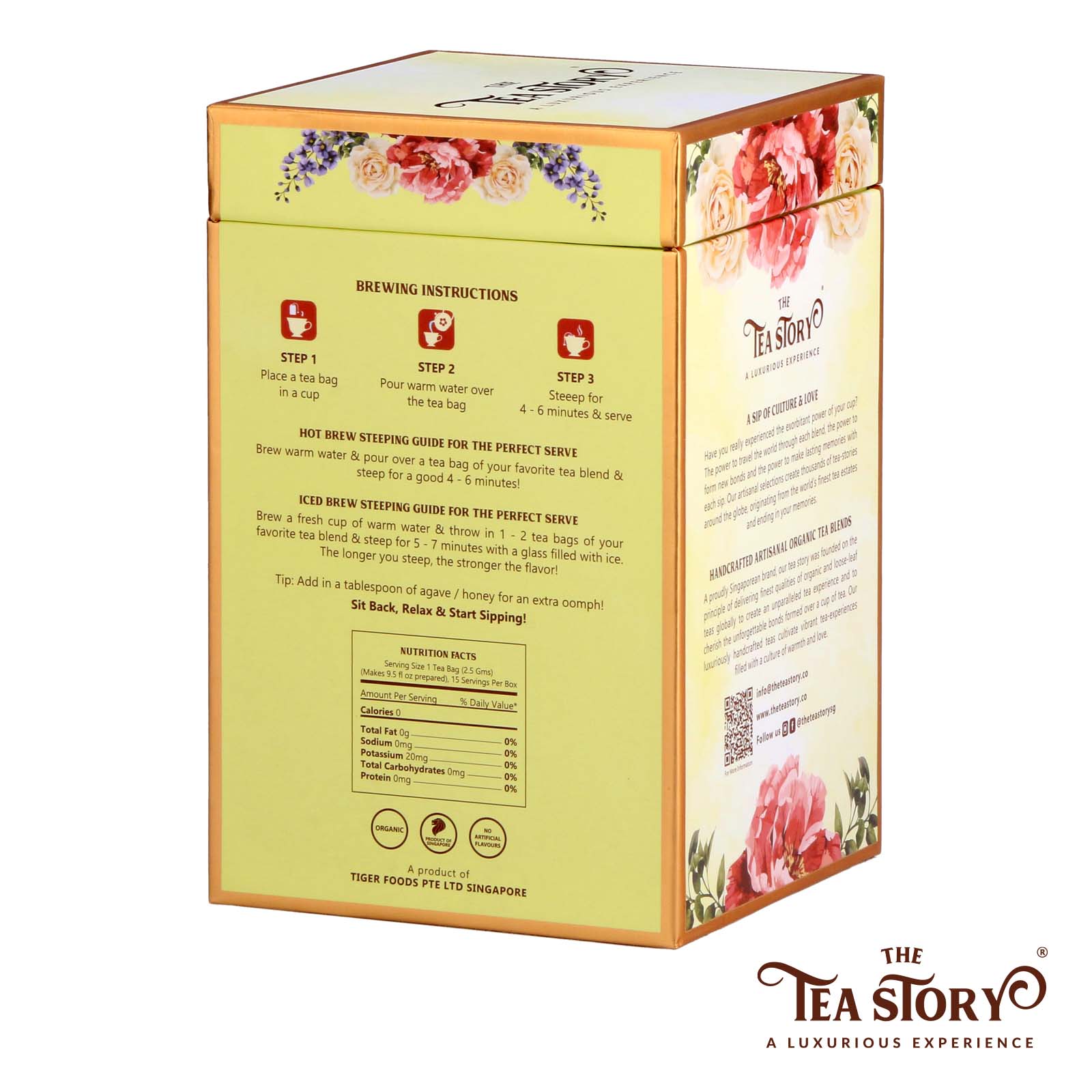 The Tea Story - Wholesale Tea Bags - Tropical Blends Assorted Tea Box2