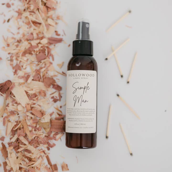 SIMPLE MAN | LINEN SPRAY for wholesale by HOLLOWOOD FRAGRANCE