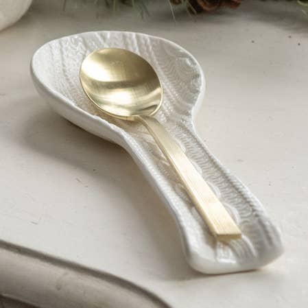 REPOSE-CUILLÈRE EN FORME DE PULL CRÈME pour la vente par Ragon House