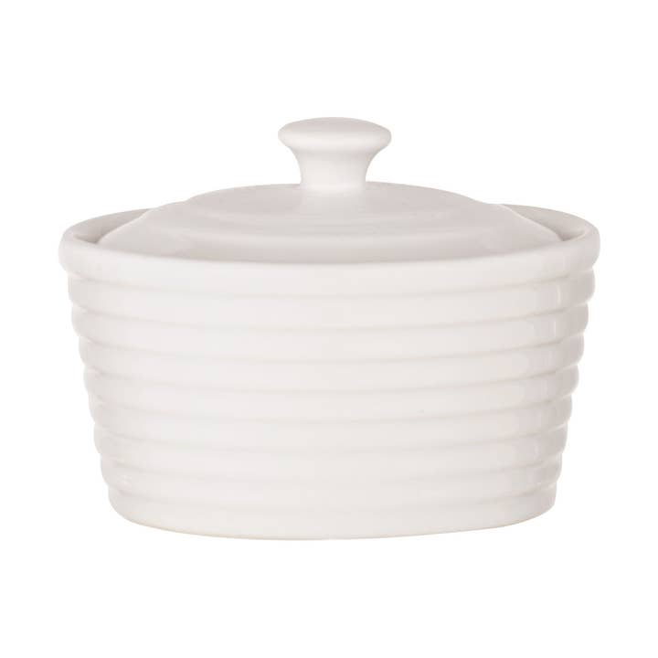 Ramequin Blanc avec Couvercle Homestead pour la vente par Ladelle Group