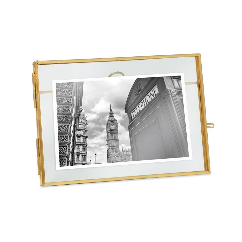Isaac Jacobs International - Wholesale Picture Frame - Isaac Jacobs Metal Floating Picture Frame w/ Locket Closure35
