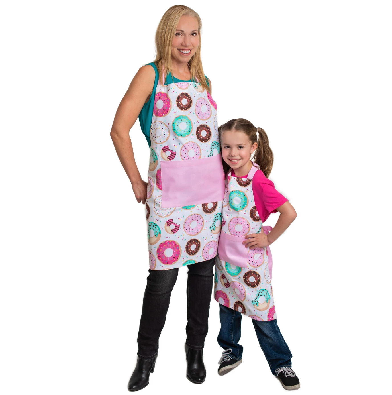 Handstand Kitchen - Wholesale Apron - Donut Shoppe Adult & Child Apron Set– Family Kitchen Fun3