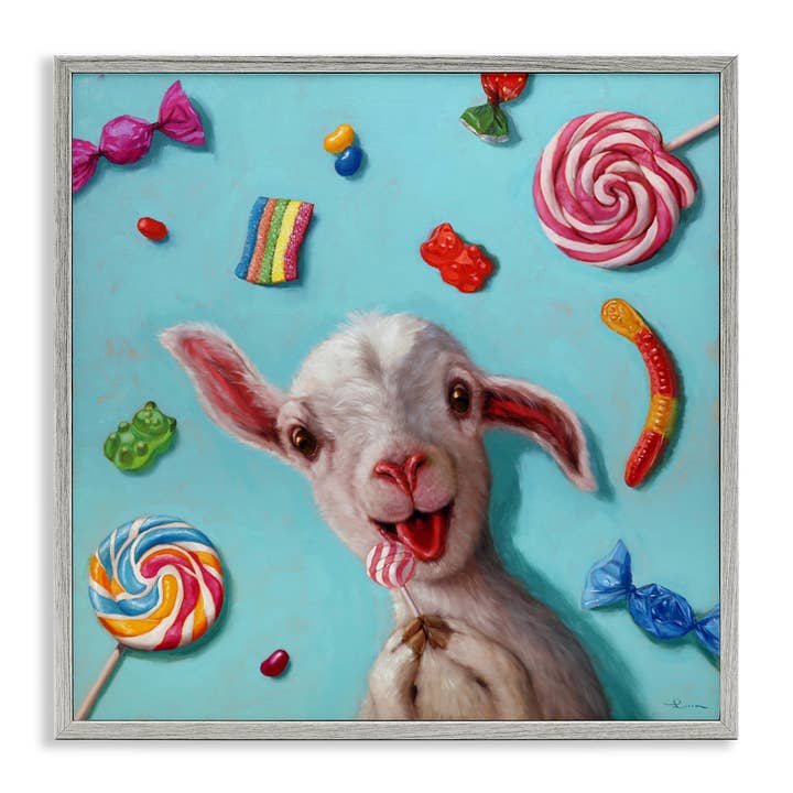 Stupell Industries - Wholesale Wall Sign - Happy Sheep with Candy - Framed Wall Art15