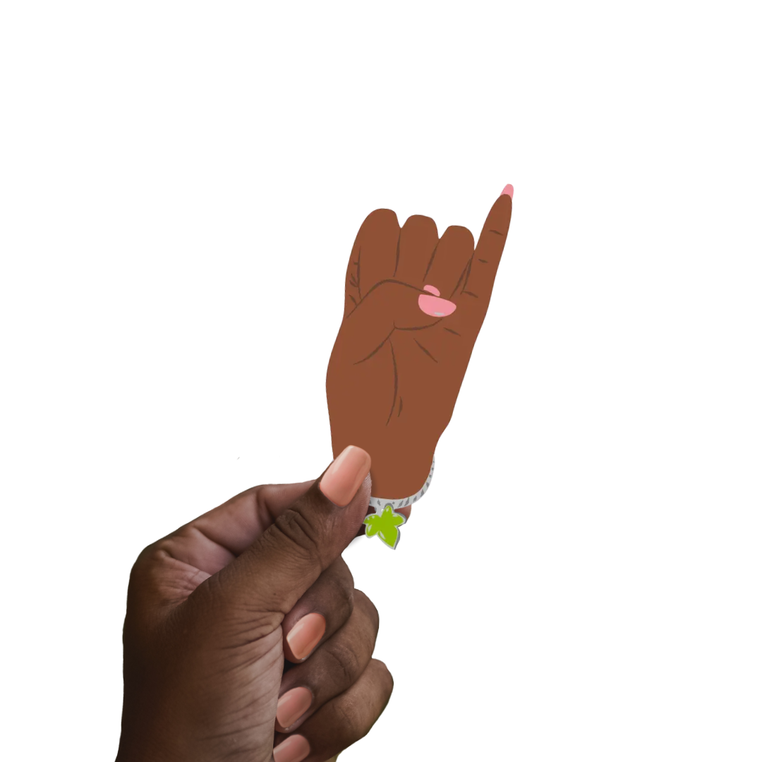 CheerNotes Greeting Cards & Stationery - Wholesale Sticker -  Ivy Leaf Clear Stickers | Sorority Inspired  |  Sisterhood3