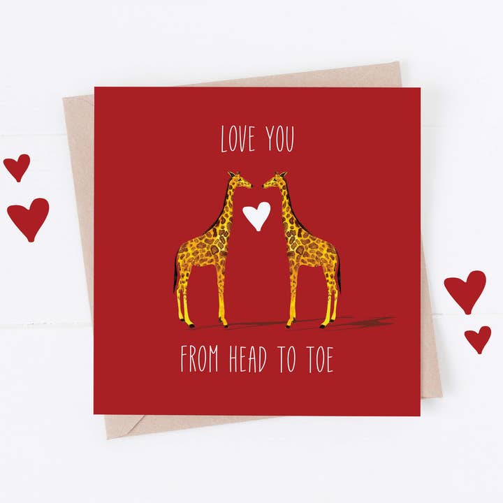 Sjovt dyr lykønskningskort for engroshandel hos Richarts Designs