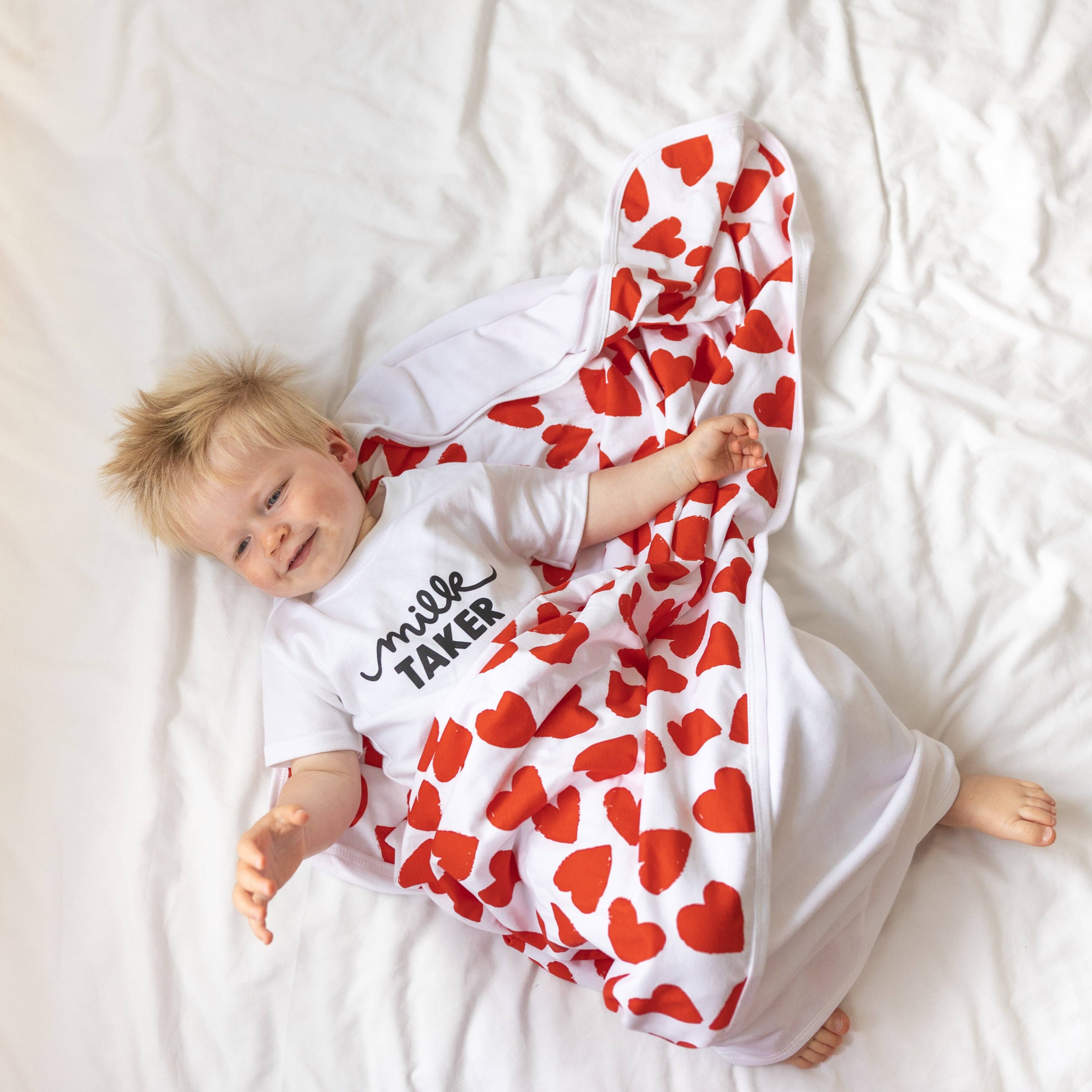 Fred & Noah - Vente Grenouillère – bébé - Pyjama en coton Love Heart14