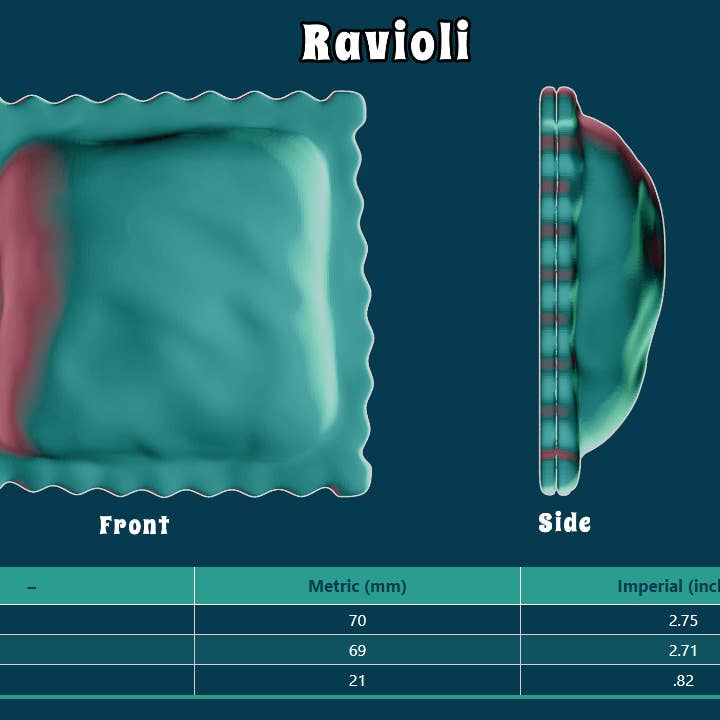 Something Squishy Toys - Wholesale Stress Relief Ball/Dough - Silicone Ravioli Stress Ball - Natural Color, 00-20