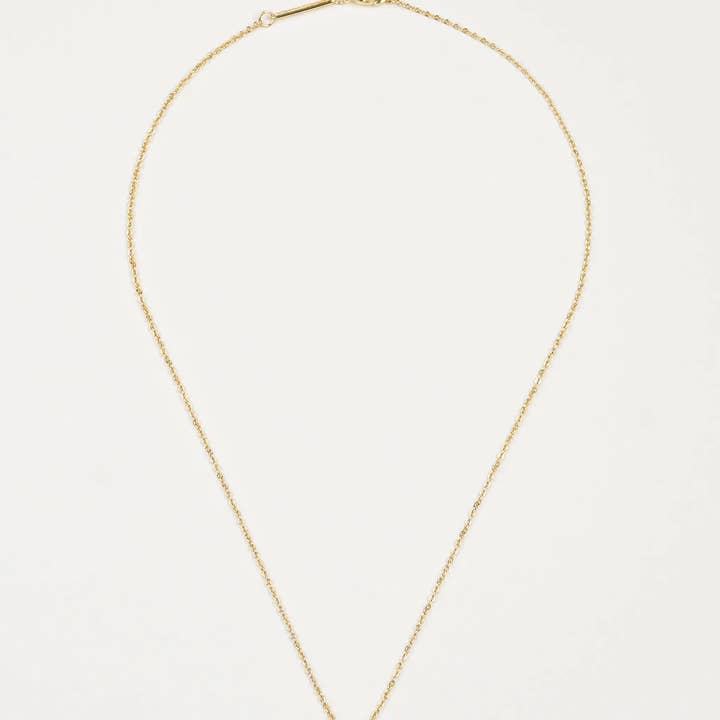 Brenda Grands Jewelry - Wholesale Jewelry Set - 18K Gold Dainty Shiny Initial Necklace - Set of 1629