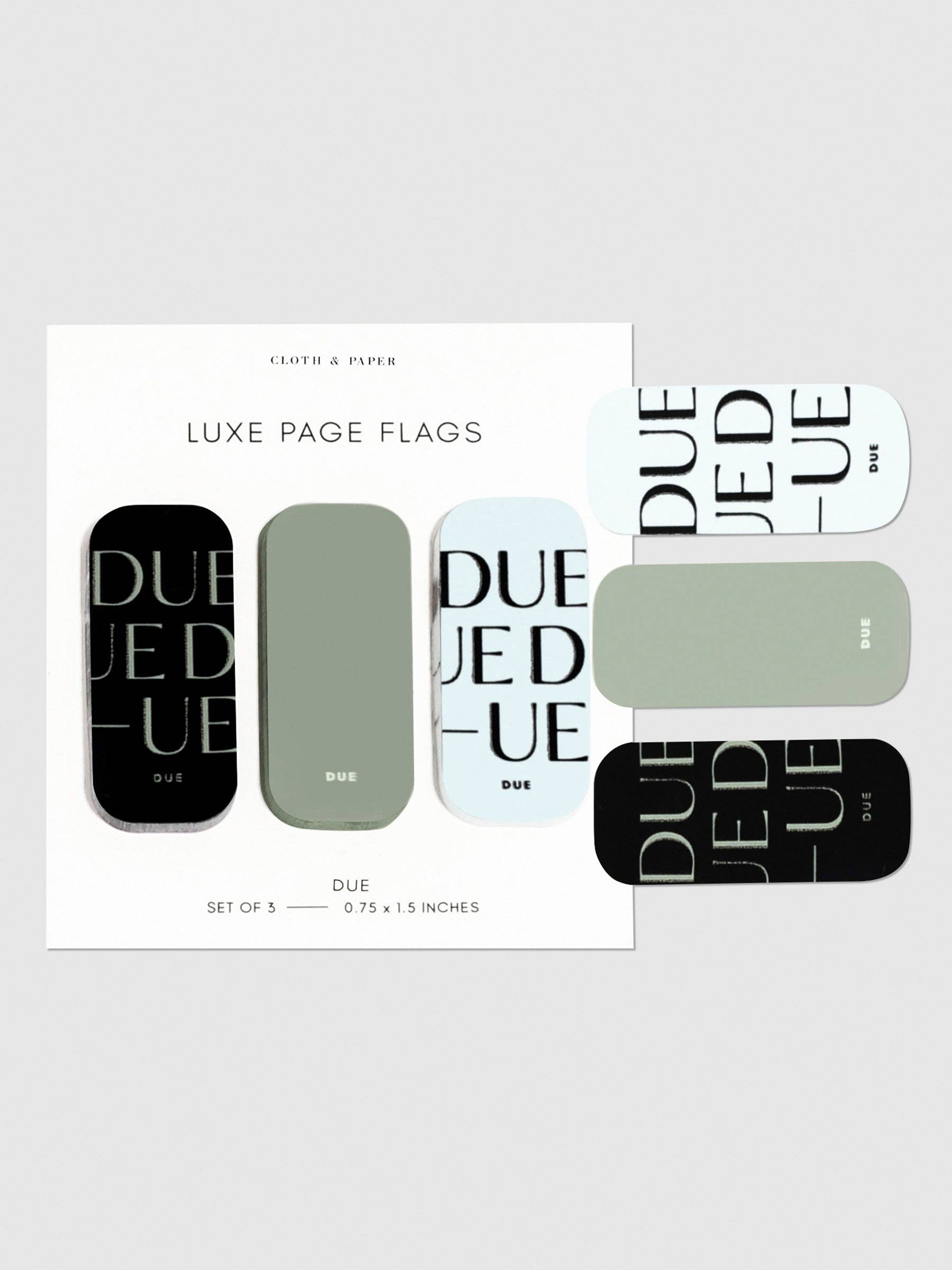 Cloth & Paper - Vente Autocollant - Trio de drapeaux de luxe Page5