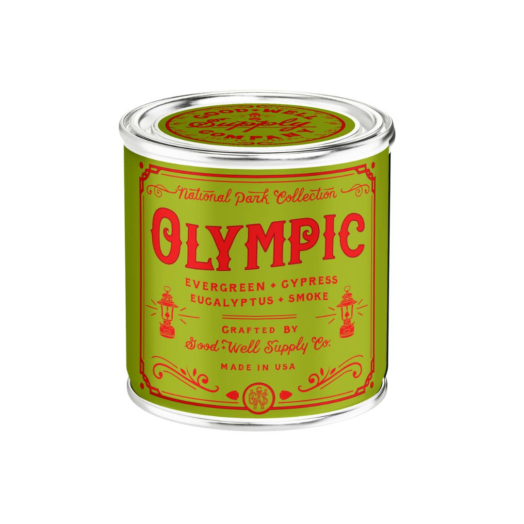 Good & Well Supply Co. - Wholesale Jar/Filled Candle - Olympic National Park Candle