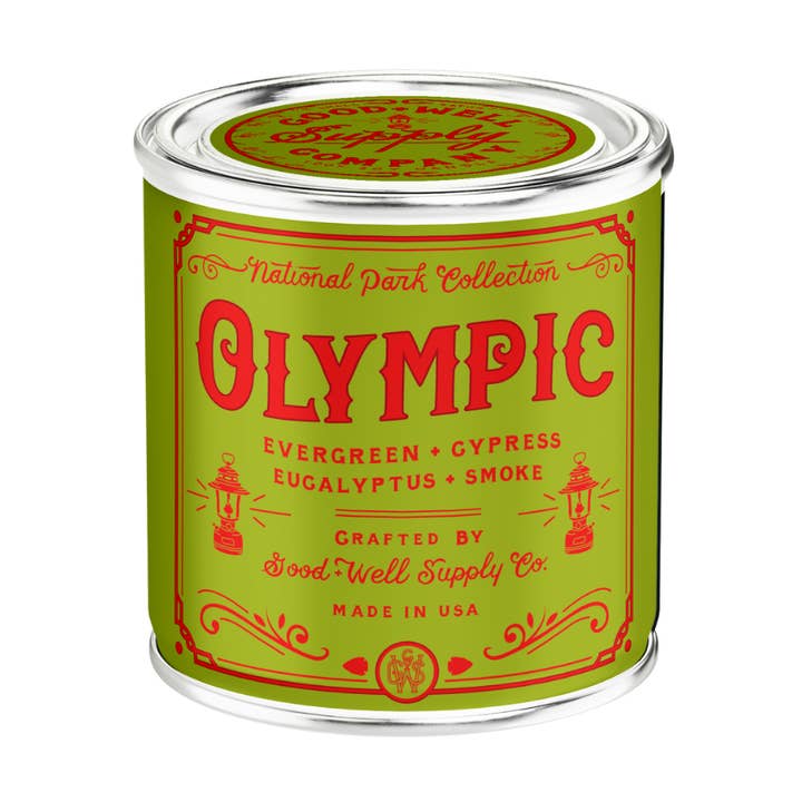 Olympic National Park Candle for wholesale by Good & Well Supply Co.