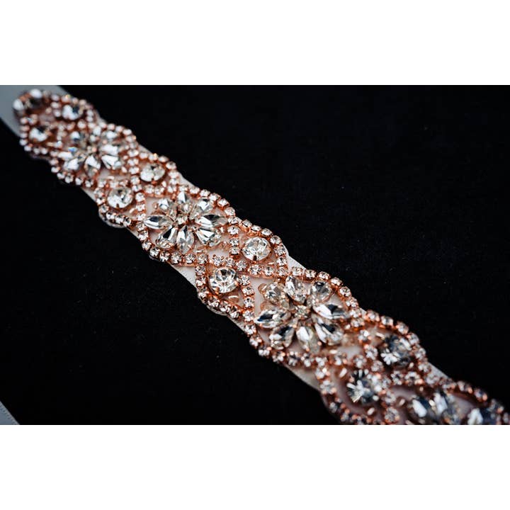 Brides and Belts - Wholesale Belt - Women's - Coco Handmade Rhinestone Crystal Women's Belt