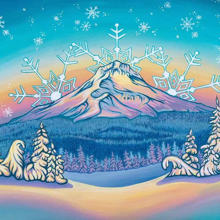 „Schneeflocke“ Druck für den Großhandel von Gianna Andrews Studio