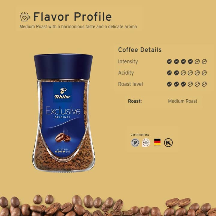 Enjoy Better Coffee & Tea - Wholesale Instant Coffee/Espresso - Tchibo Exclusive Instant Coffee 7oz/200g