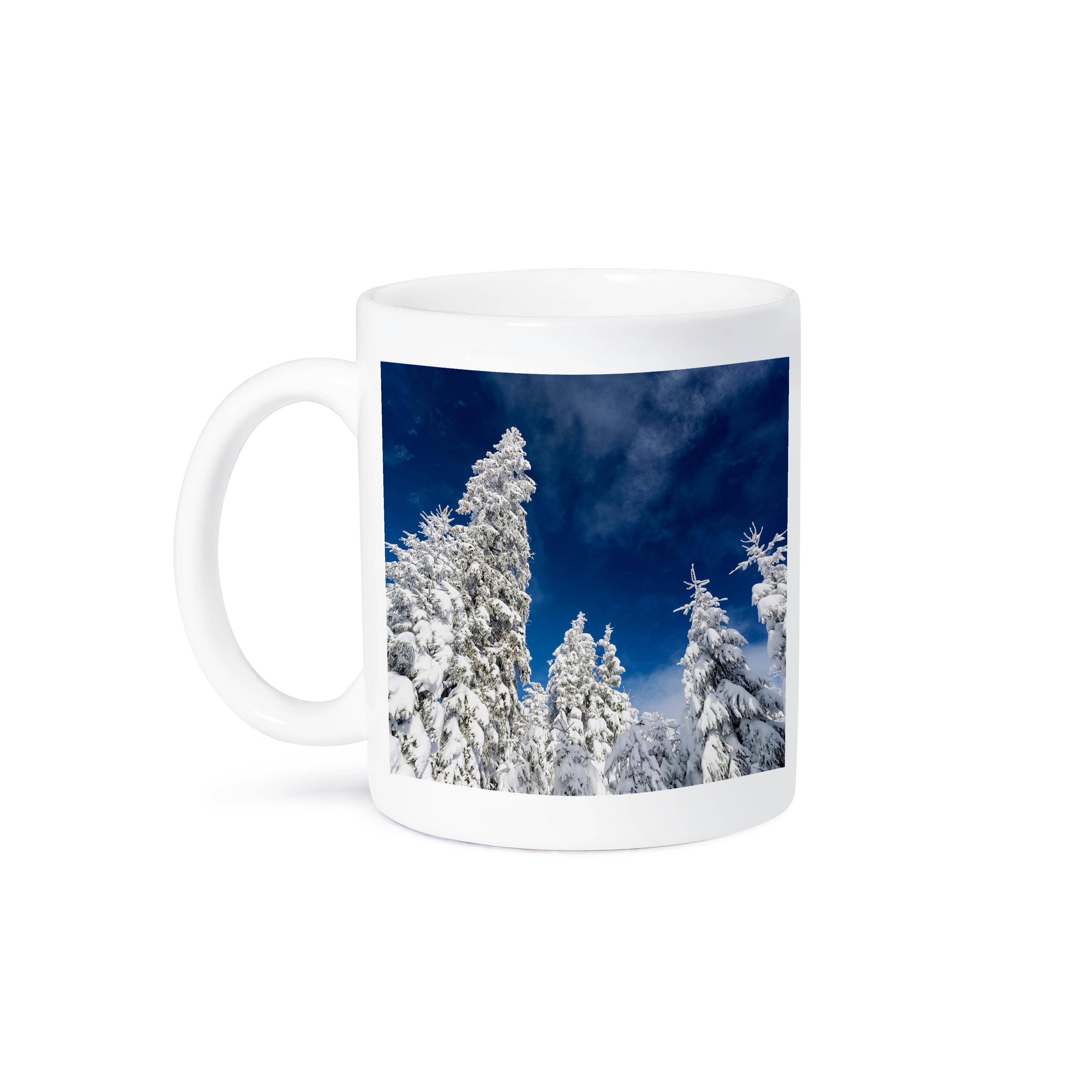 3dRose – wholesale Coffee mug – 3dRose, Snowy forest in the NP Bavarian Forest in winter. Bavaria, Germany, Mug8