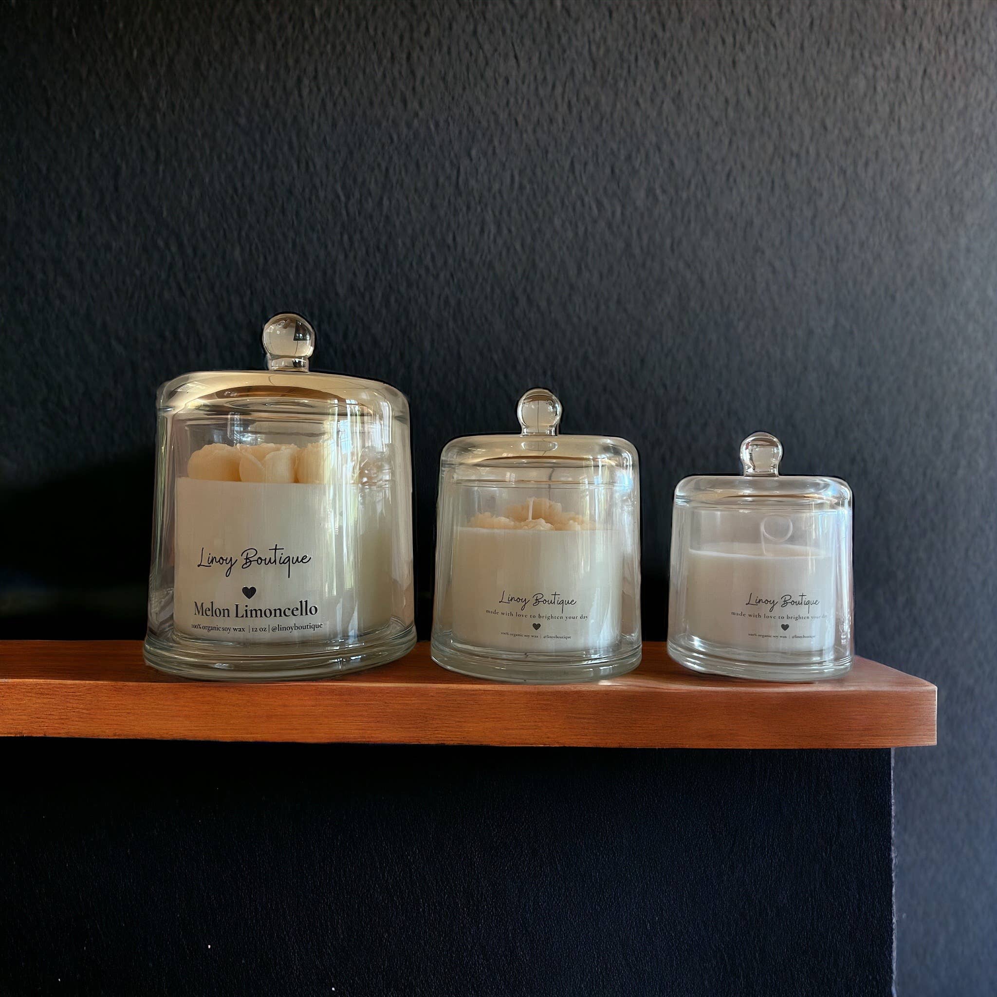 Linoy Boutique - Vendita all'ingrosso Candela in vasetto - Candela in Barattolo con Campana16