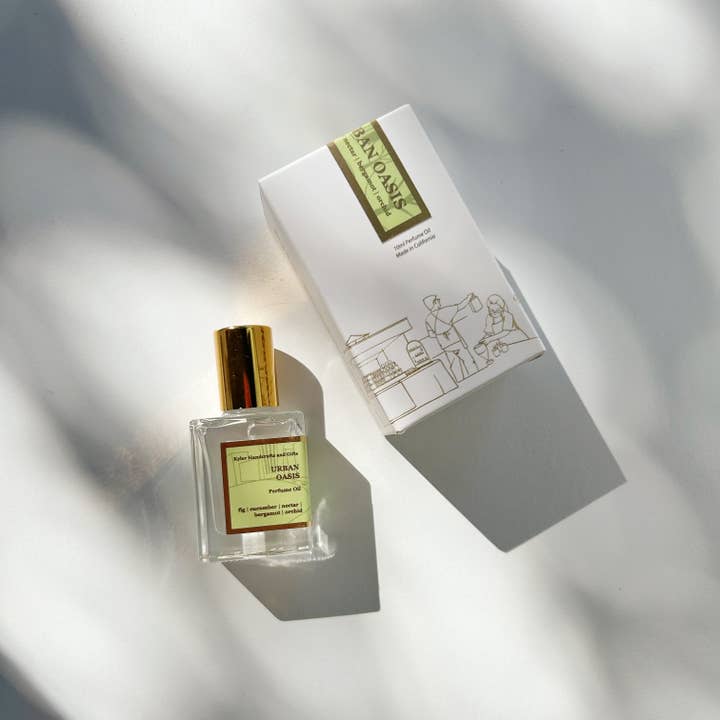 Urban Oasis - Roll-On Parfumeolie (med ny emballageæske) for engroshandel hos Kyler Handcrafts and Gifts