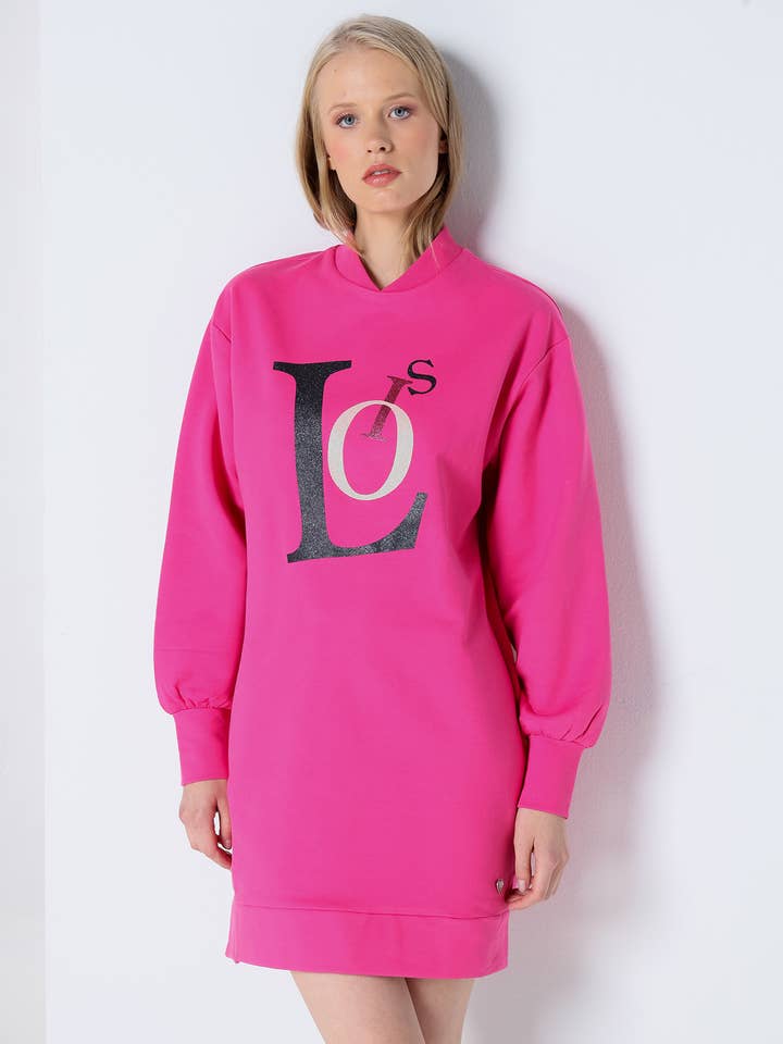 LOIS JEANS - Robe sweat avec ouverture latérale pour la vente par PAUSANT SHOP ONLINE