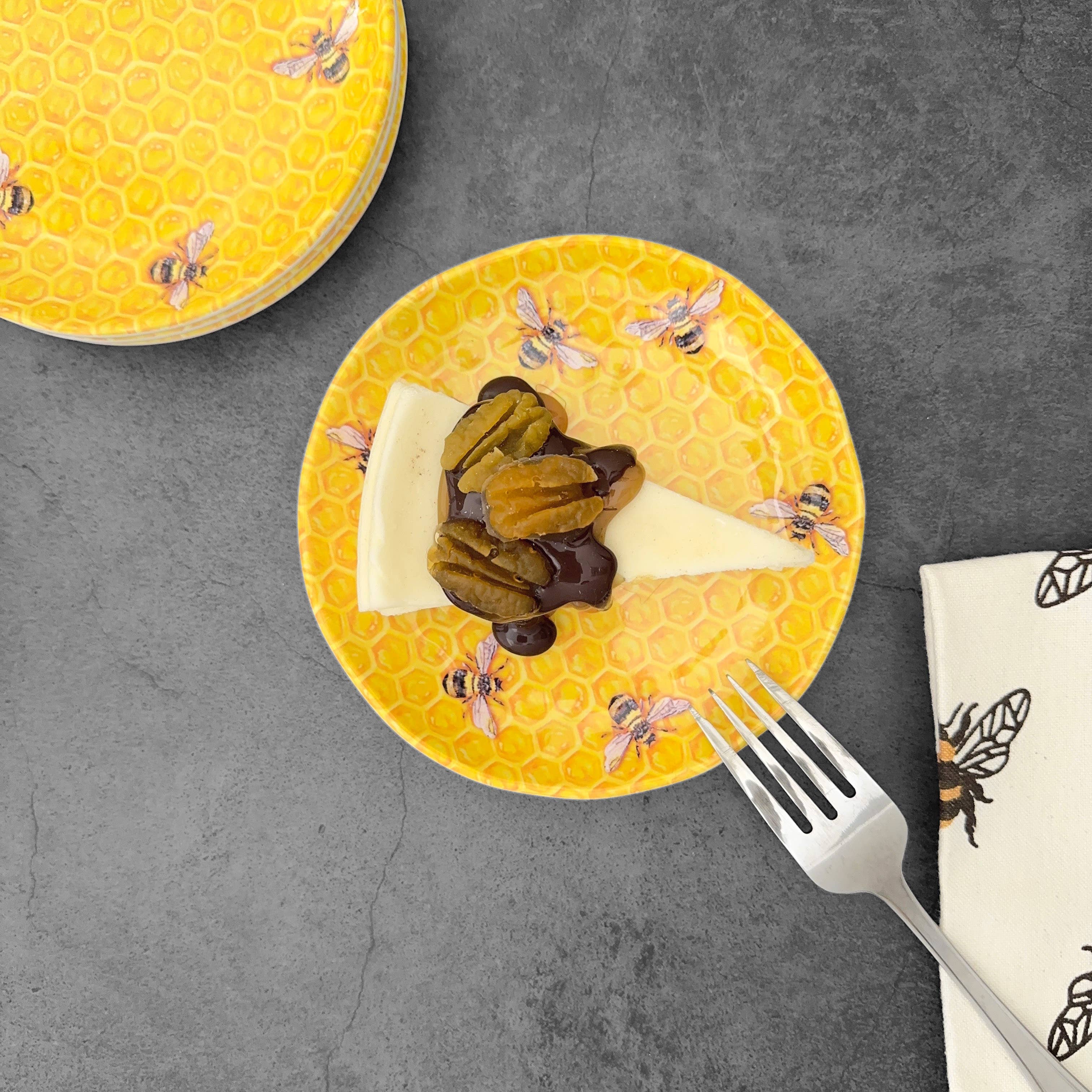 Supreme Housewares - Vente Assiette - Assiette en mélamine Beehive 6"2