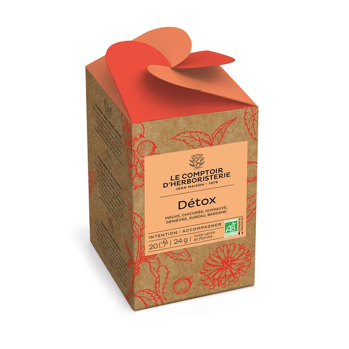 LE COMPTOIR D'HERBORISTERIE - Wholesale Gezondheid/Detox thee - BIOLOGISCHE DETOX THEE-INFUSETTE (x20)