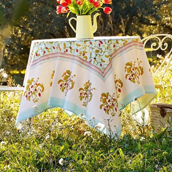 Strawberry Blue | Französische Tischdecken für den Großhandel von Caravan Home
