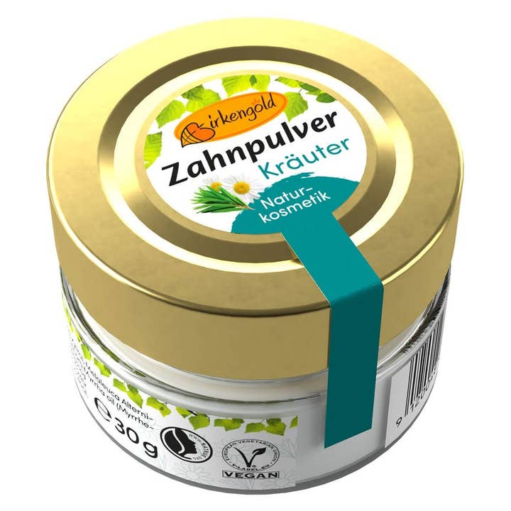 Birch gold tooth powder herbs 30g for wholesale by Birkengold