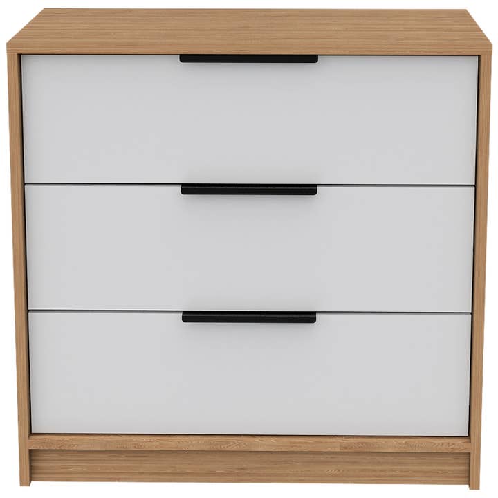 Multi color Kaia 3-Drawer Commode, with metal handles for wholesale on Faire1