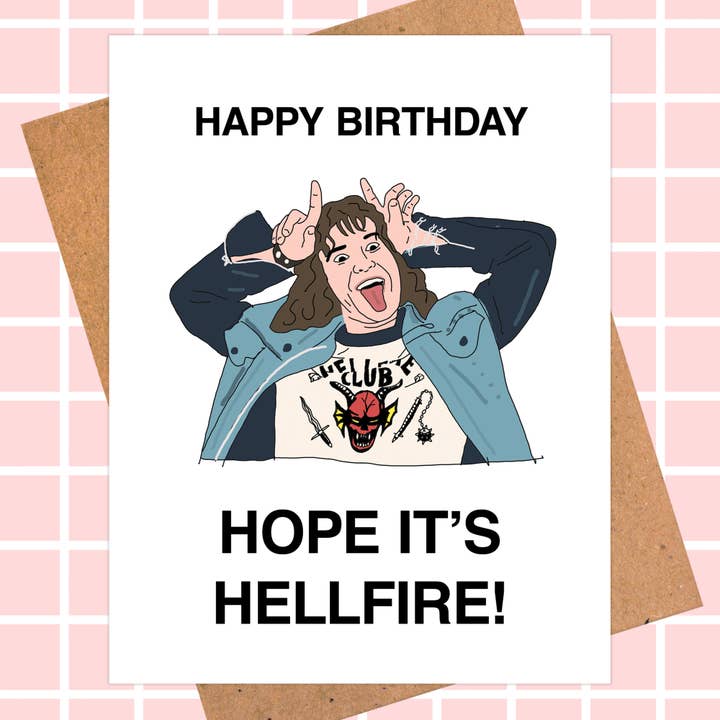 Stranger Things Birthday Card | Pop Culture Card for wholesale by Pop Hot Cards