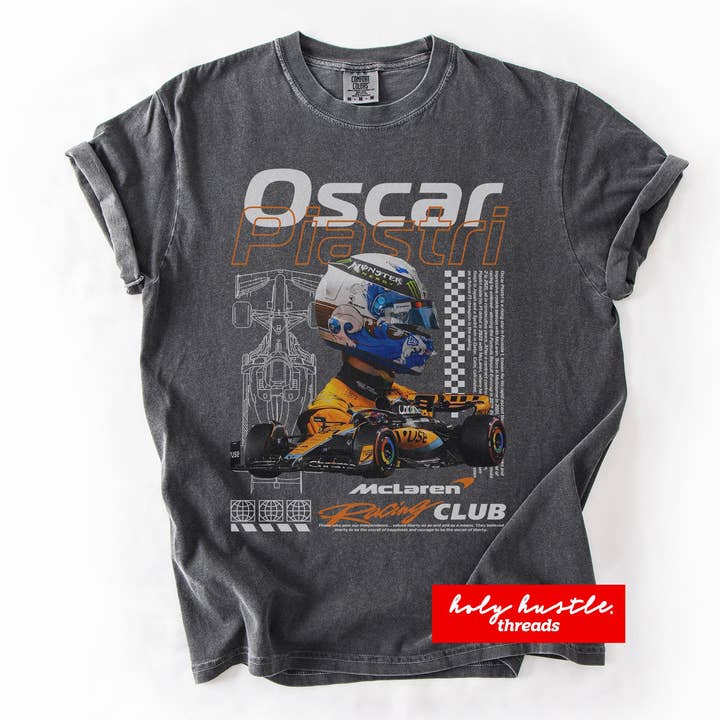 TheKingShirt - Wholesale Graphic Sweatshirt - Women's - Vintage McLaren Formula 1 Tee - Piastri Racing Fan Gift