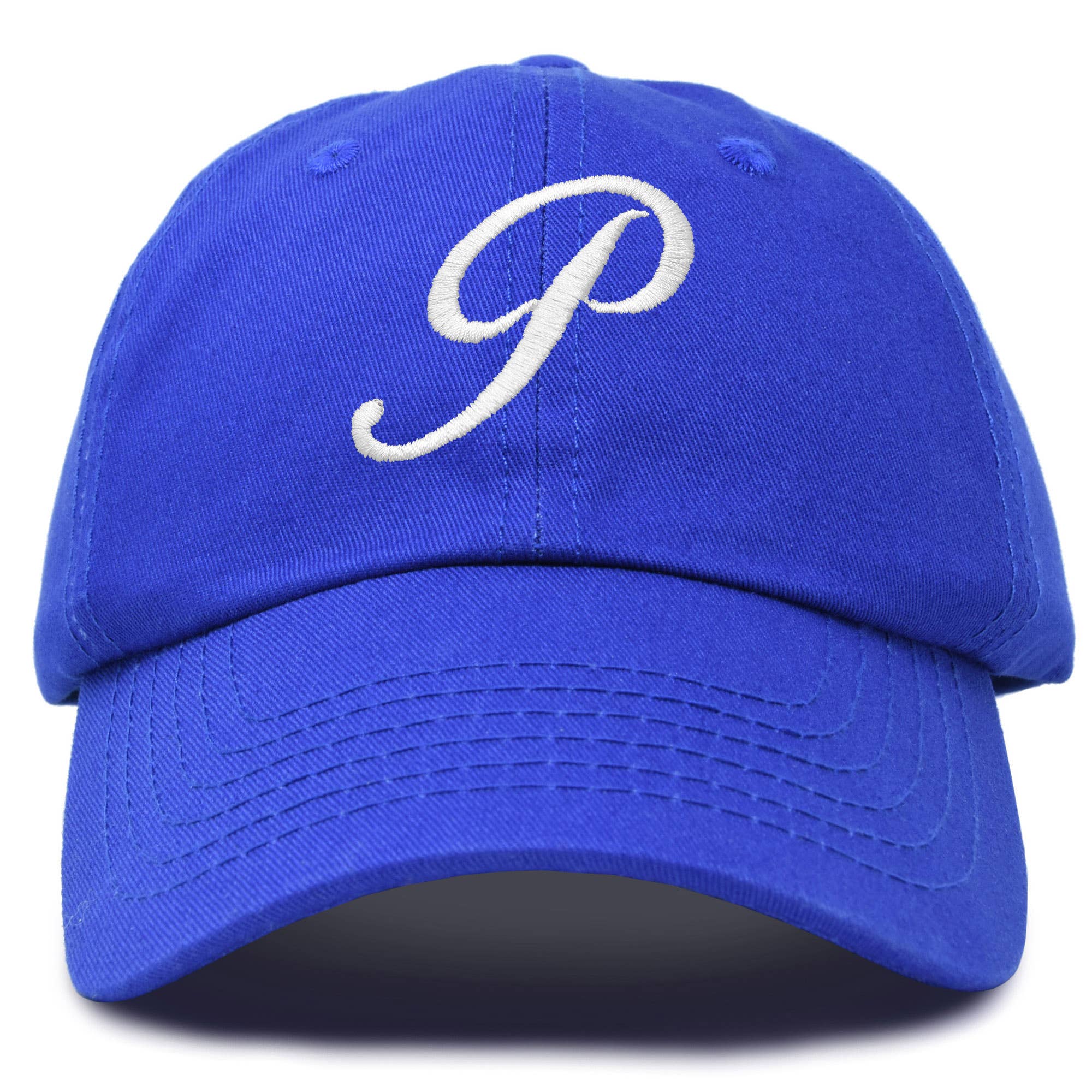 Dalix - Wholesale Baseball Cap - Women's - DALIX Initial Hat Letter P Womens Baseball Cap Monogram76